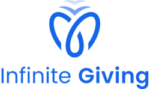 Infinite Giving Logo Stacked Top (blue)